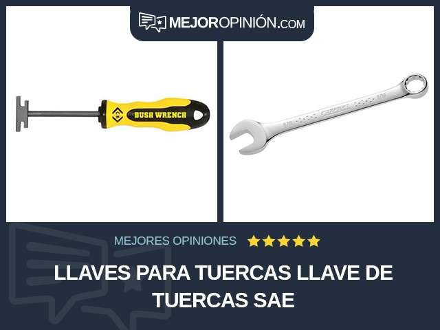 Llaves para tuercas Llave de tuercas SAE