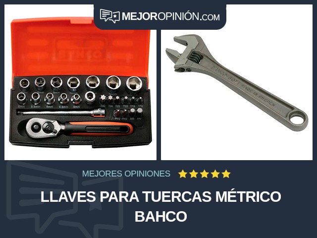 Llaves para tuercas Métrico Bahco