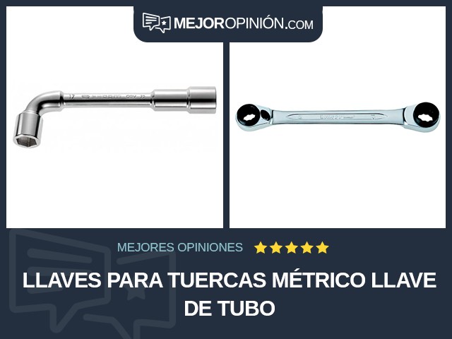 Llaves para tuercas Métrico Llave de tubo