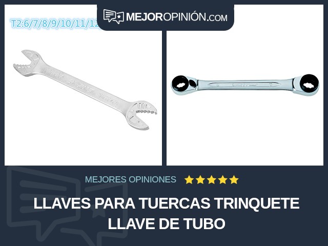 Llaves para tuercas Trinquete Llave de tubo