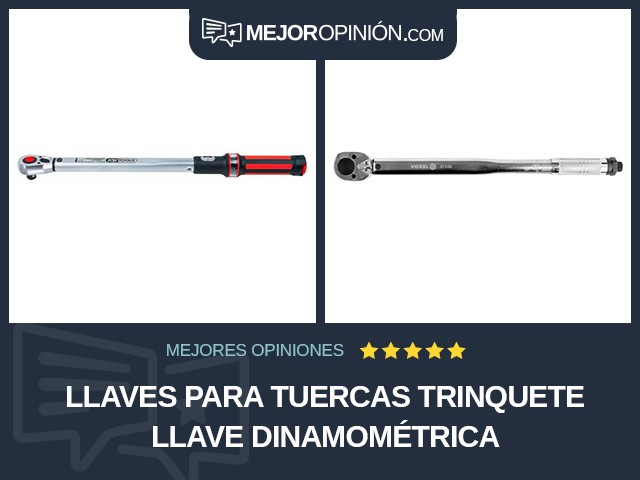 Llaves para tuercas Trinquete Llave dinamométrica