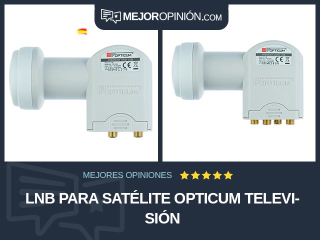 LNB para satélite OPTICUM Televisión