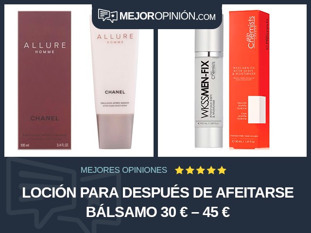 Loción para después de afeitarse Bálsamo 30 € – 45 €