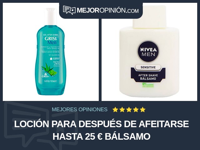 Loción para después de afeitarse Hasta 25 € Bálsamo