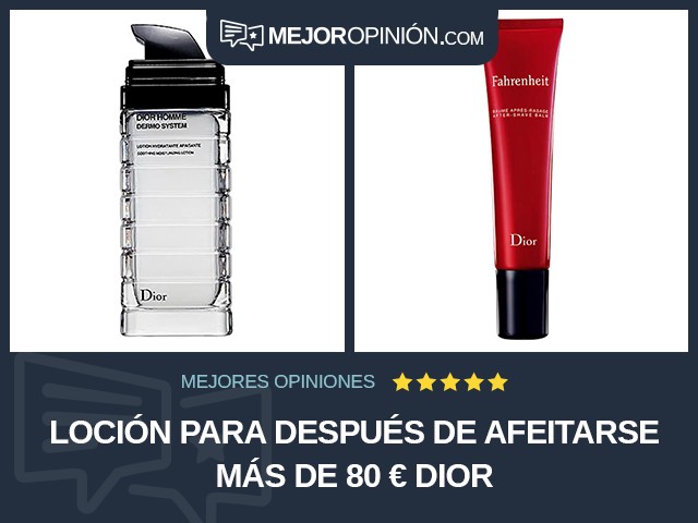 Loción para después de afeitarse Más de 80 € Dior