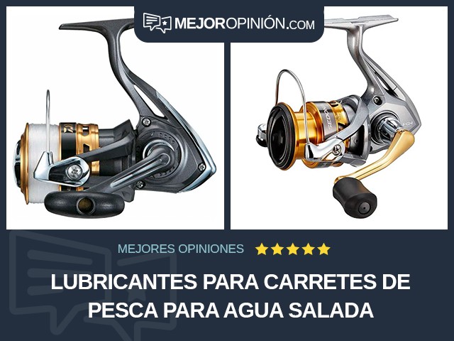 Lubricantes para carretes de pesca Para agua salada