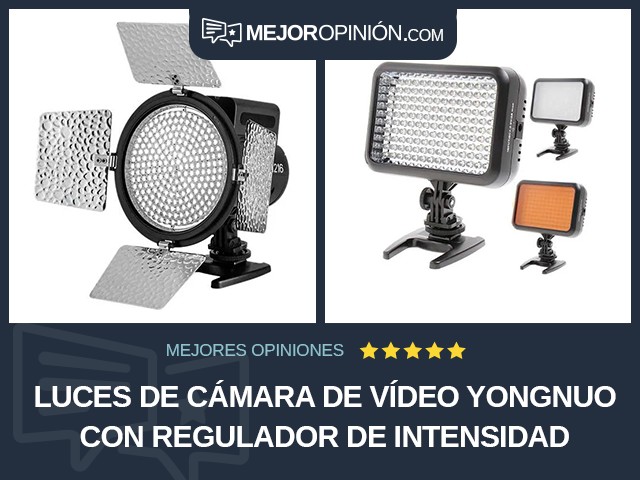 Luces de cámara de vídeo YONGNUO Con regulador de intensidad