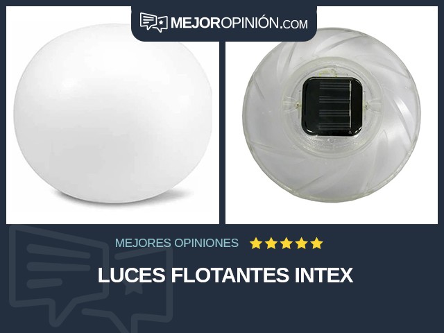 Luces flotantes Intex