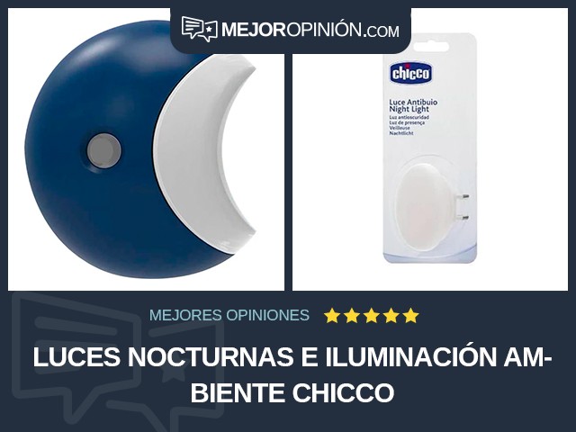 Luces nocturnas e iluminación ambiente Chicco