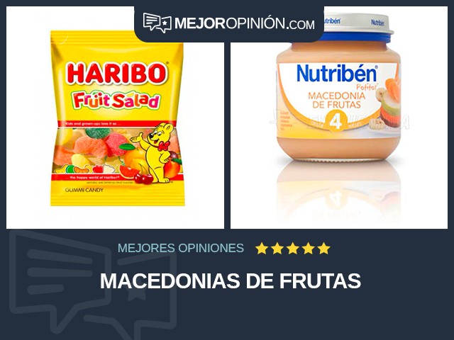 Macedonias de frutas