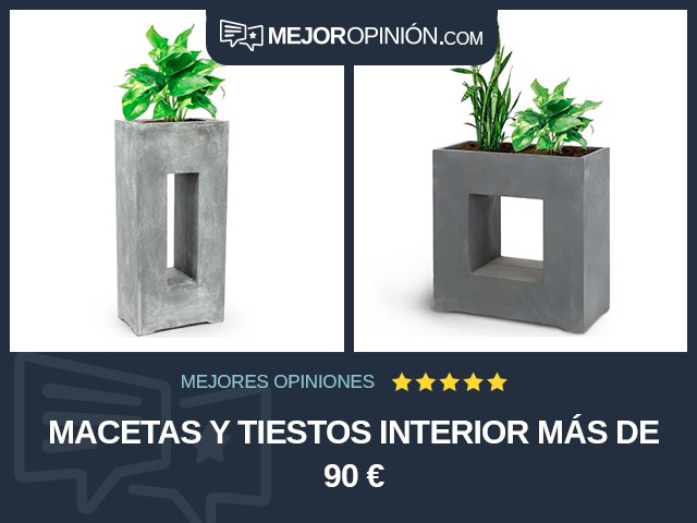 Macetas y tiestos Interior Más de 90 €