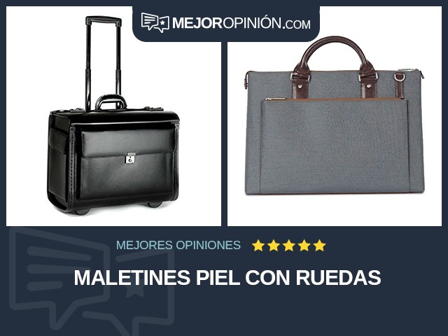 Maletines Piel Con ruedas