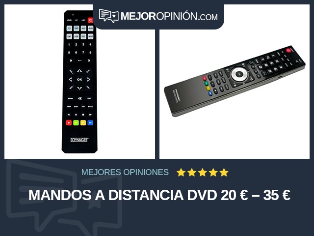 Mandos a distancia DVD 20 € – 35 €