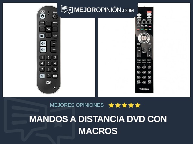 Mandos a distancia DVD Con macros