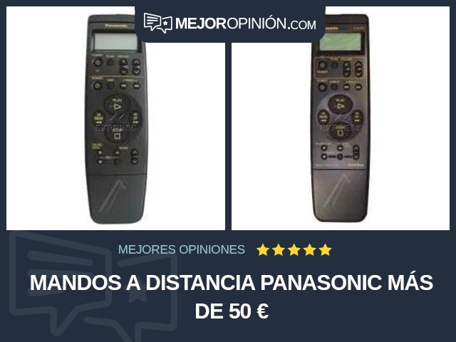 Mandos a distancia Panasonic Más de 50 €
