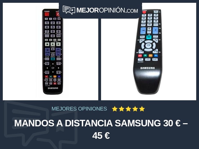 Mandos a distancia Samsung 30 € – 45 €