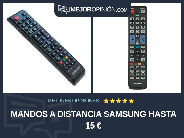 Mandos a distancia Samsung Hasta 15 €