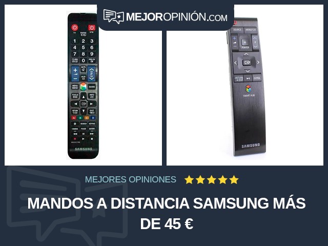 Mandos a distancia Samsung Más de 45 €