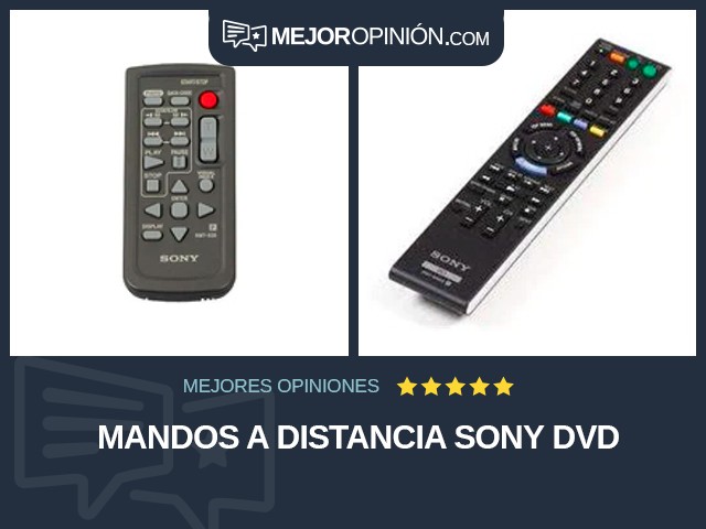 Mandos a distancia Sony DVD