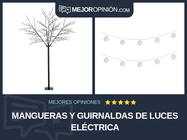 Mangueras y guirnaldas de luces Eléctrica