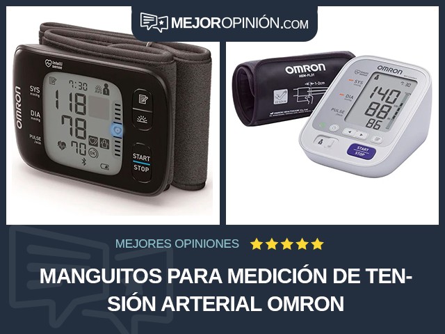 Manguitos para medición de tensión arterial OMRON