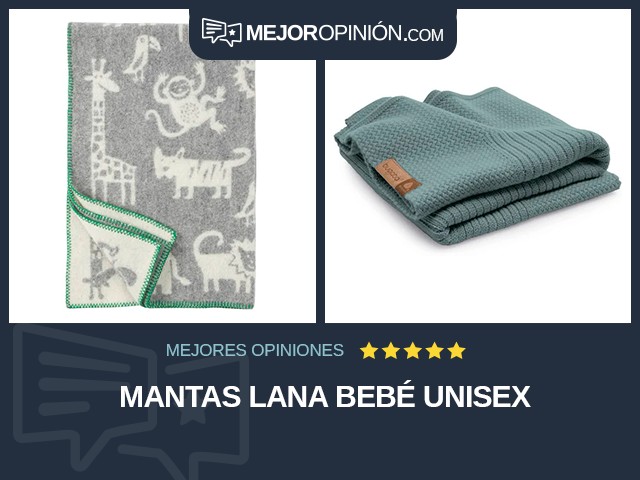 Mantas Lana Bebé unisex