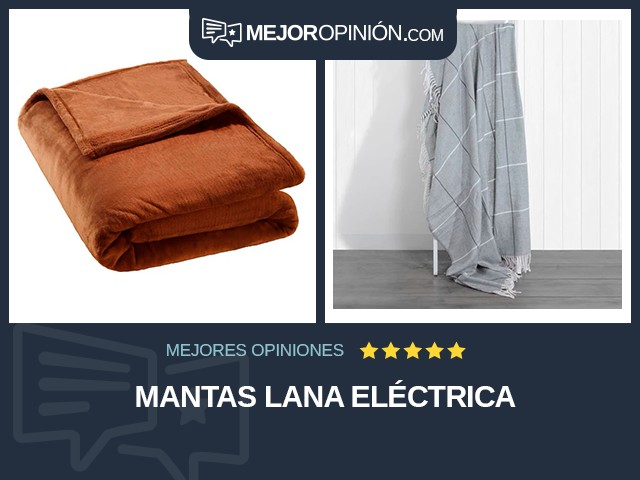 Mantas Lana Eléctrica