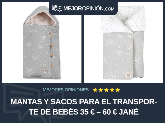 Mantas y sacos para el transporte de bebés 35 € – 60 € Jané