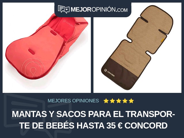 Mantas y sacos para el transporte de bebés Hasta 35 € Concord