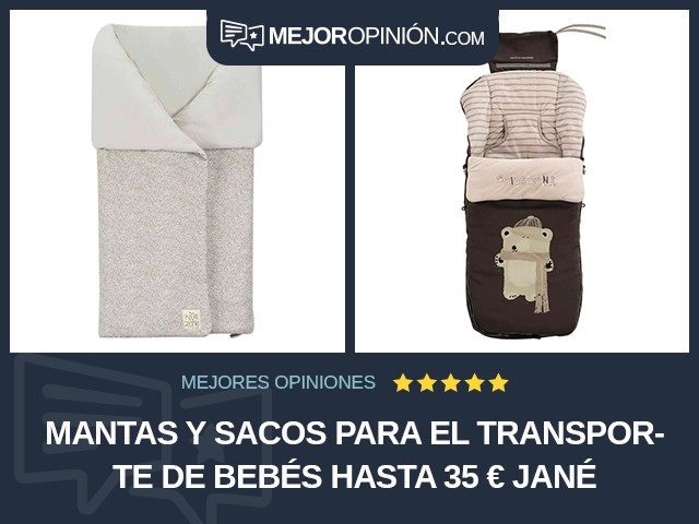 Mantas y sacos para el transporte de bebés Hasta 35 € Jané