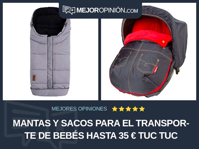 Mantas y sacos para el transporte de bebés Hasta 35 € tuc tuc