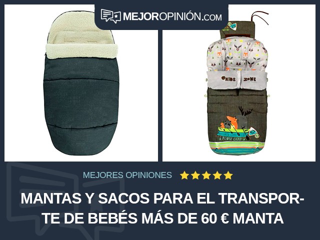 Mantas y sacos para el transporte de bebés Más de 60 € Manta