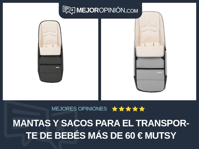 Mantas y sacos para el transporte de bebés Más de 60 € Mutsy