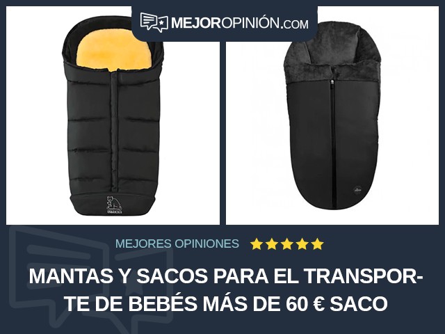 Mantas y sacos para el transporte de bebés Más de 60 € Saco