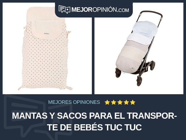 Mantas y sacos para el transporte de bebés tuc tuc