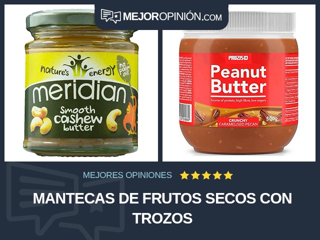 Mantecas de frutos secos Con trozos