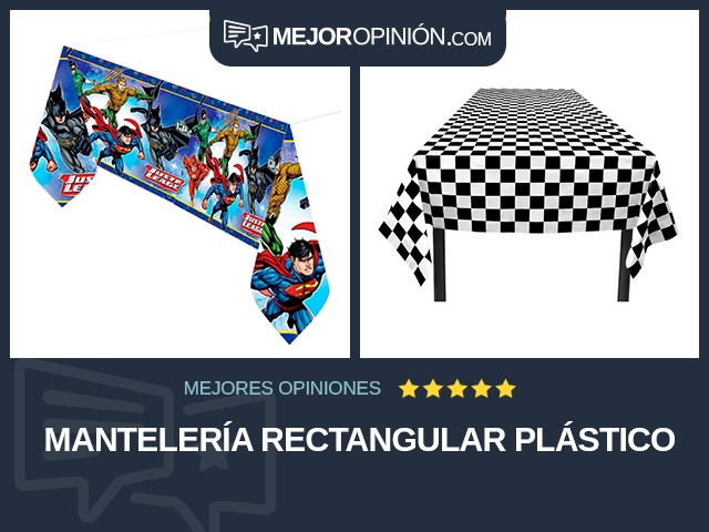 Mantelería Rectangular Plástico