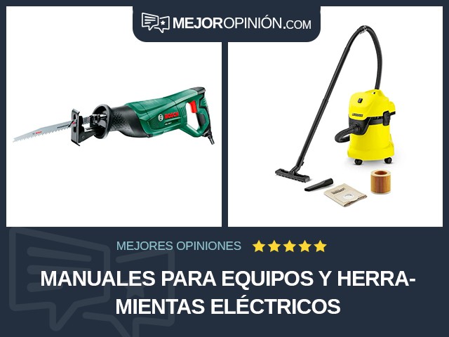 Manuales para equipos y herramientas eléctricos