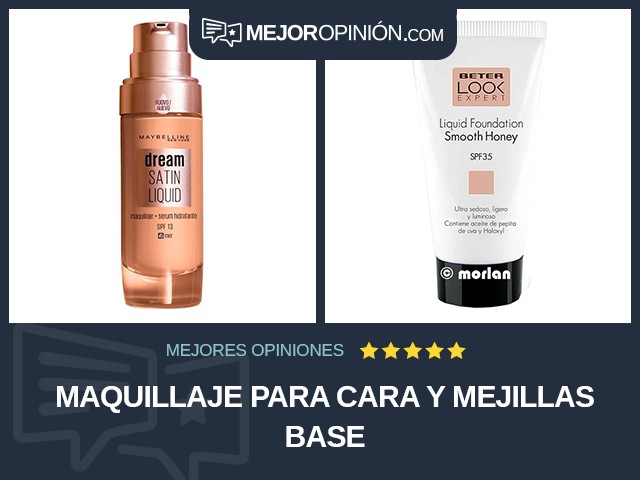 Maquillaje para cara y mejillas Base