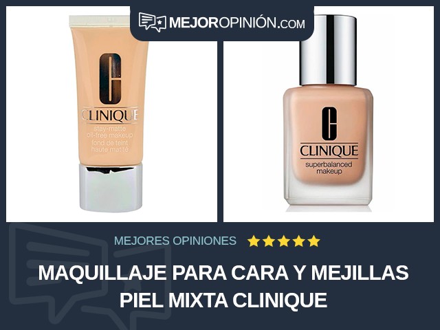 Maquillaje para cara y mejillas Piel mixta Clinique