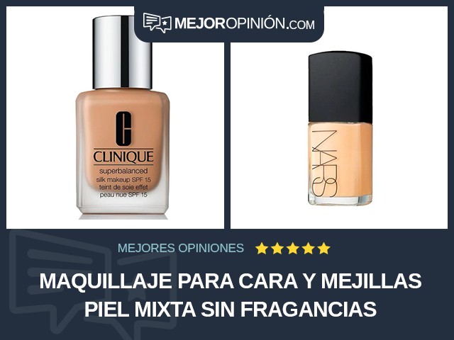 Maquillaje para cara y mejillas Piel mixta Sin fragancias