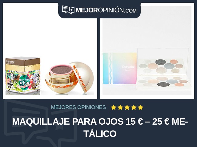 Maquillaje para ojos 15 € – 25 € Metálico