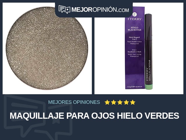 Maquillaje para ojos Hielo Verdes