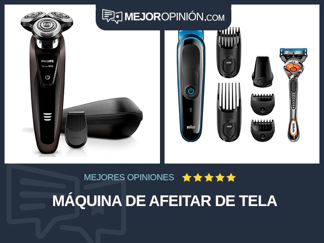 Máquina de afeitar de tela