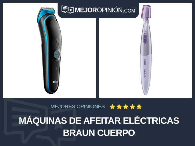 Máquinas de afeitar eléctricas Braun Cuerpo
