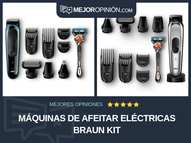 Máquinas de afeitar eléctricas Braun Kit