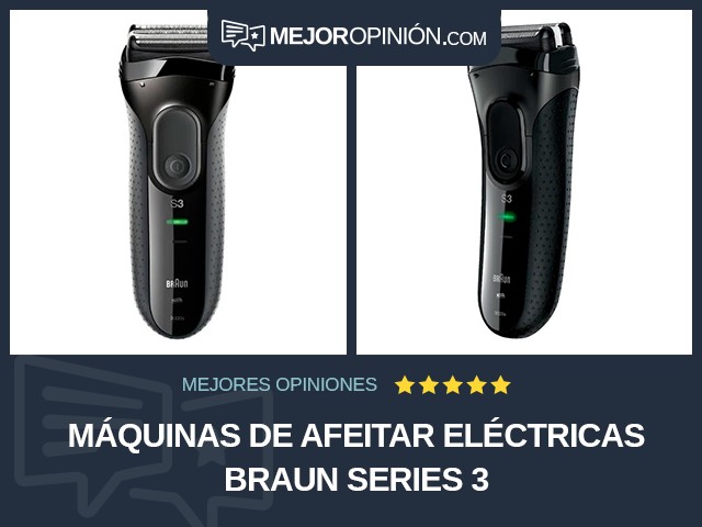 Máquinas de afeitar eléctricas Braun Series 3