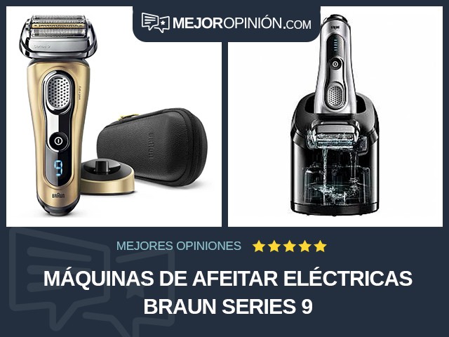 Máquinas de afeitar eléctricas Braun Series 9