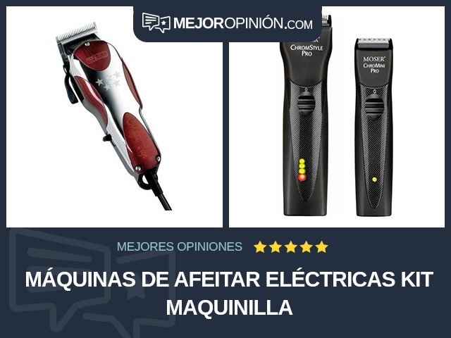 Máquinas de afeitar eléctricas Kit Maquinilla