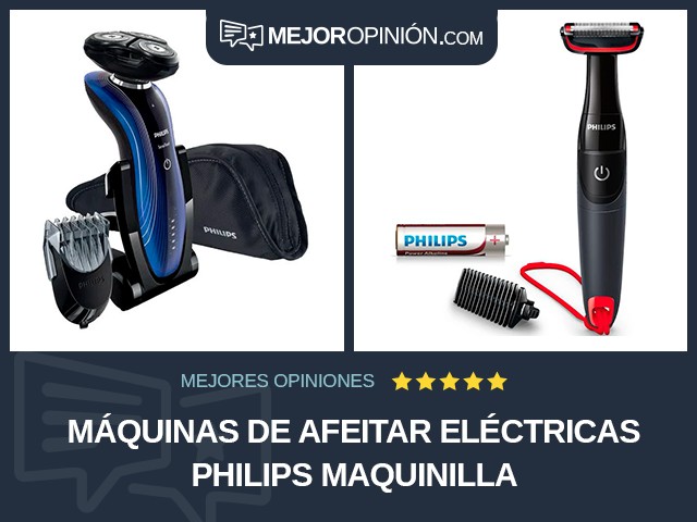 Máquinas de afeitar eléctricas Philips Maquinilla
